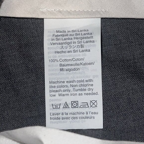 J. Crew Bedford Business Casual Mens Pants Size 34x34 Grey Solid Pockets Work - Picture 8 of 8
